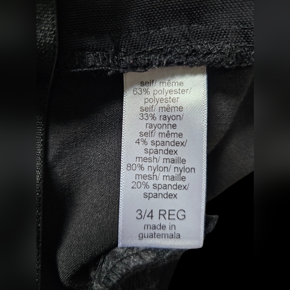Maurices Black Flared Slacks, "I Am Smart" style. Size 3/4R - Picture 8 of 9